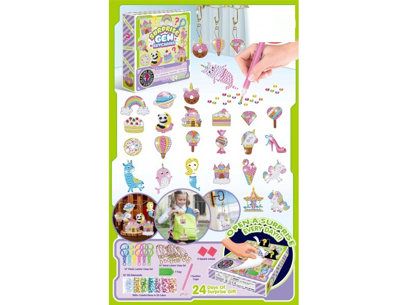 Dream Castle Theme Surprise Box Keychain Uk Series 24 Pcs