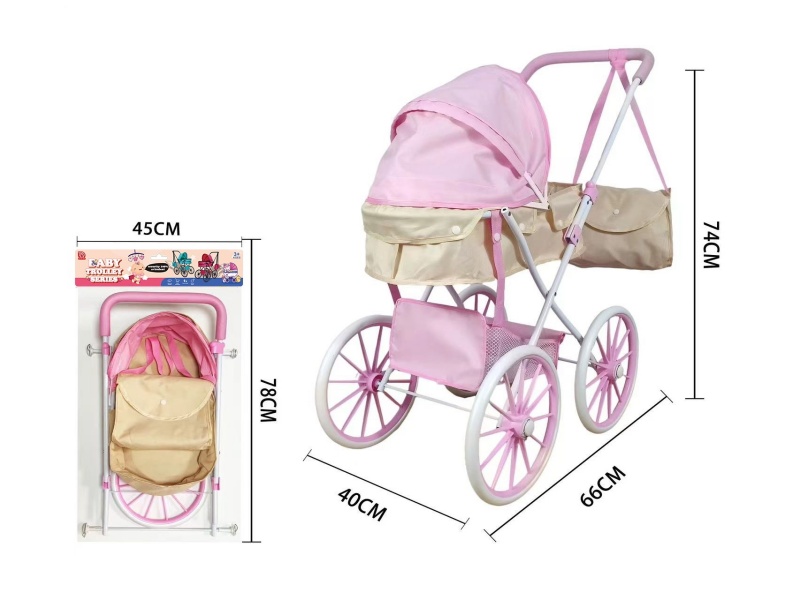 Thick Cloth Baby Stroller Toy(Extra Large Wheel)