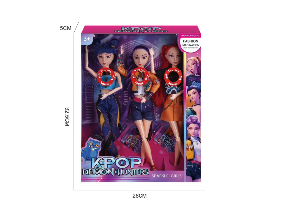 11.5-Inch 11-Joint Solid K-Pop Music Witch Hunt Doll