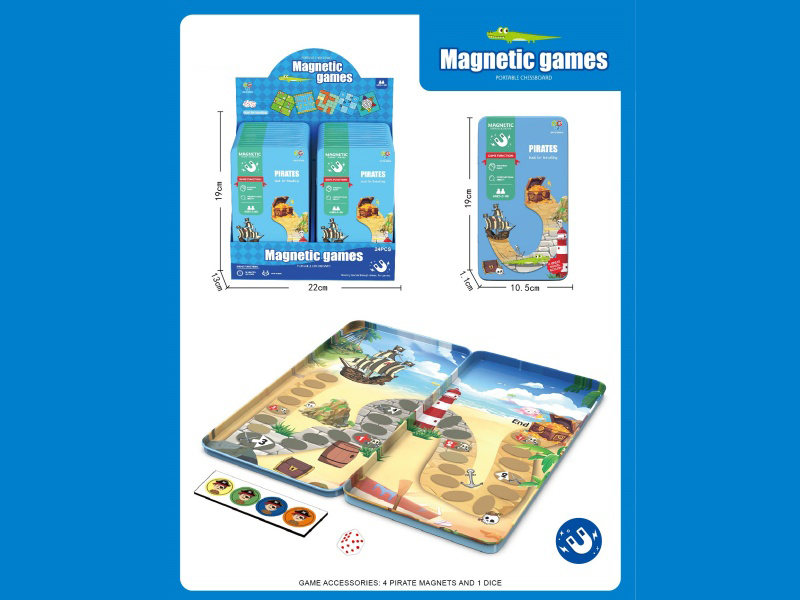 Pirate Treasure Hunt (Magnetic Iron Box)