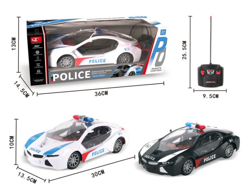 4-Channel RC Bmw Police Car