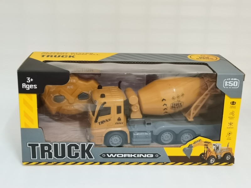 Two-Way Remote-Controlled Concrete Mixer Engineering Vehicle