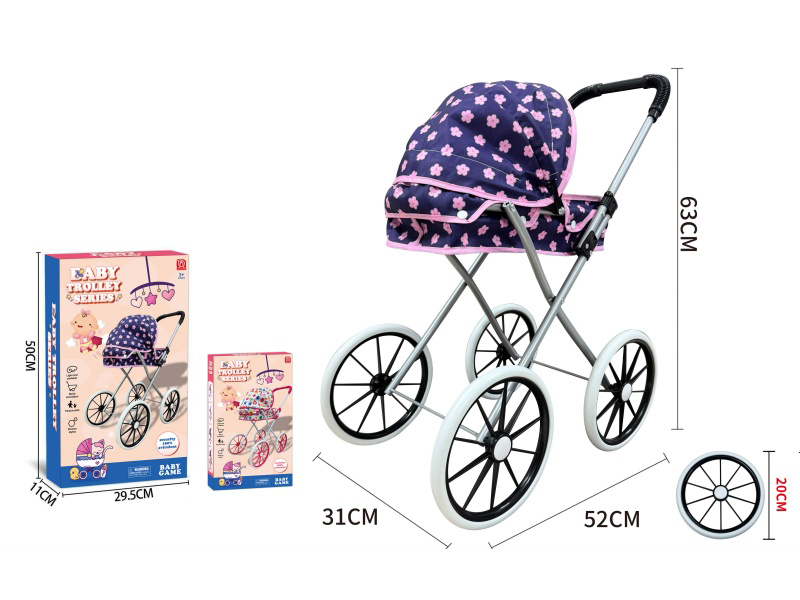 Thick Cloth Iron Baby Stroller Toy