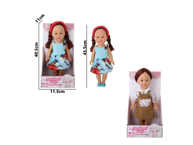 16-Inch Full-Body Rubber American Girl Two Models