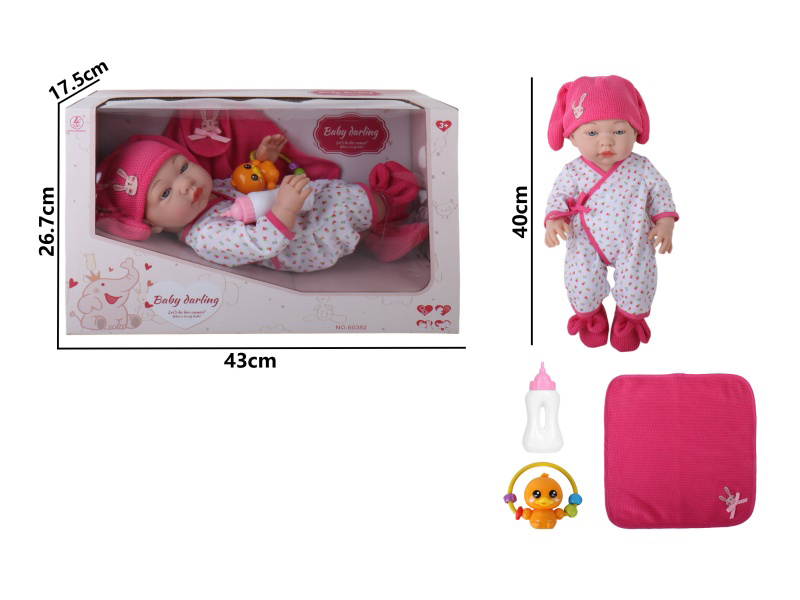 16-Inch Full-Body Rubber Doll (With Female Features)