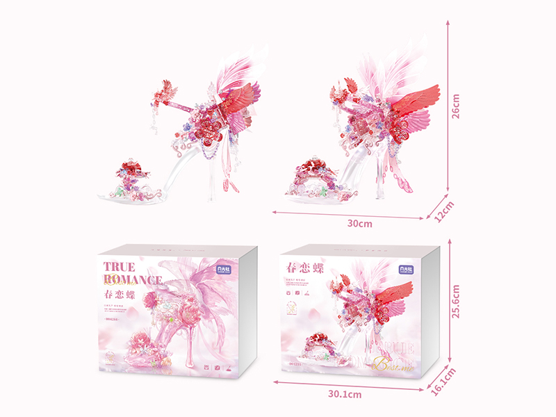 Romance Crystal Shoes Building Blocks