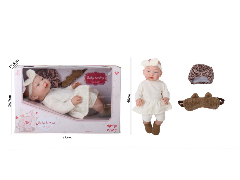 16-Inch Full-Body Rubber Doll (With Female Features)