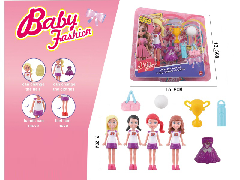 3.5-Inch Dress-Up Doll