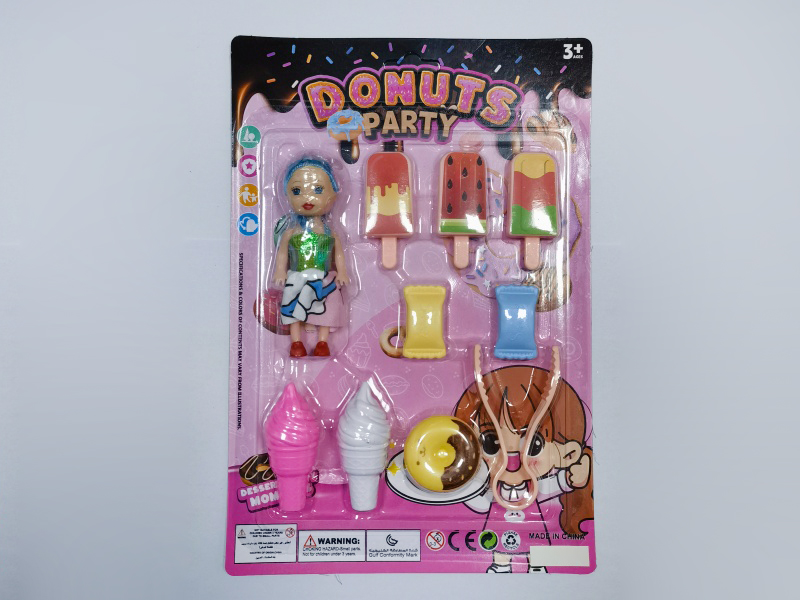 Dessert Candy Toys With 3.5" Doll