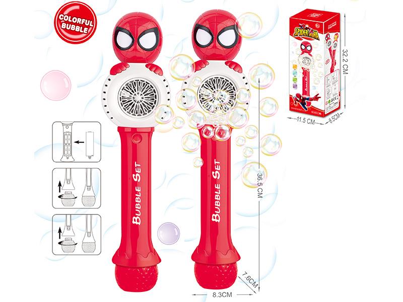 20 Holes Spider-Man Bubble Stick With Light