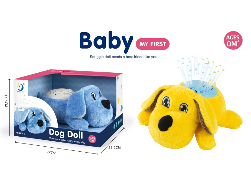 Plush Dog With Light And Music