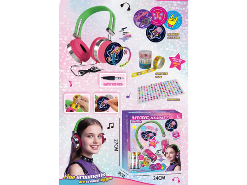 Diy Music Headphones (Round Plug)
