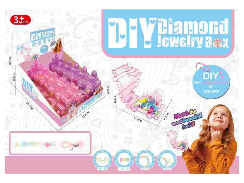 Pretend Play DIY Beaded Jewelry Box