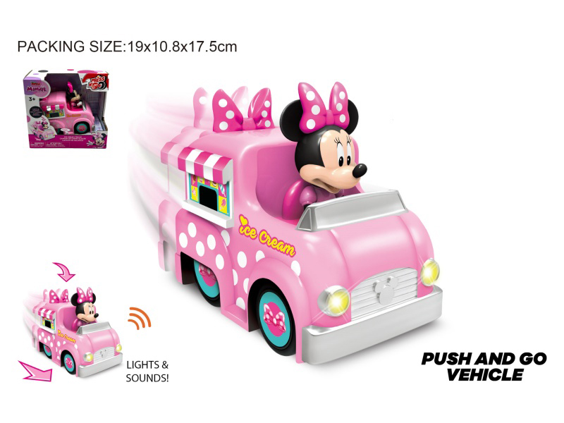 5.5-Inch Minnie Ice Cream Press Car