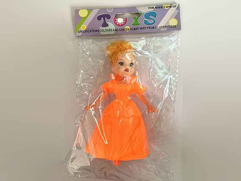 Pull Back Spray-Painted Doll