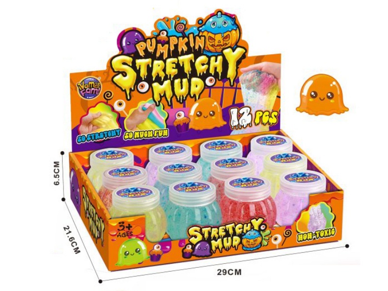Pumpkin Bottle Crystal Clay, 12Pcs/ Box