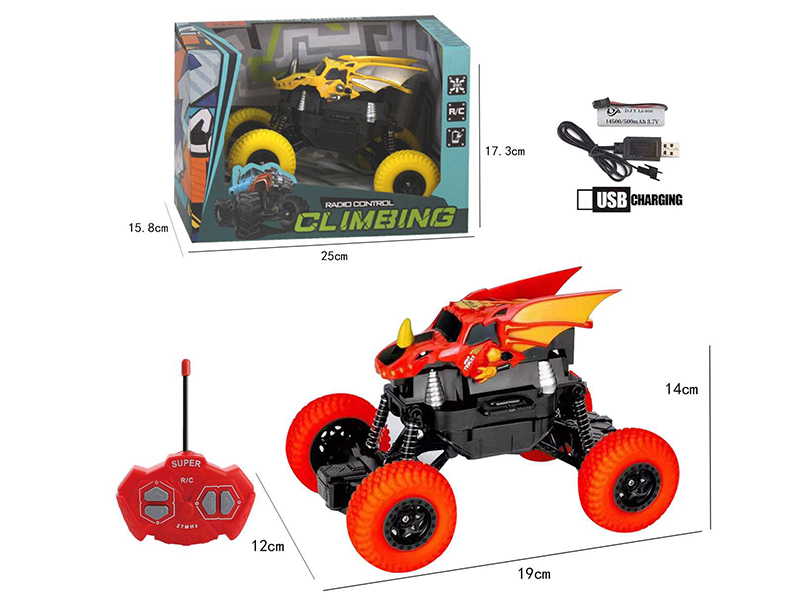 1:20 4CH Remote Control Triceratops Climbing Off-Road Vehicle