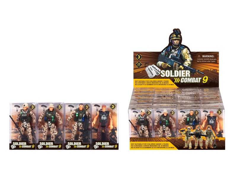 Military Toy Soldier With Weapon 24PCS
