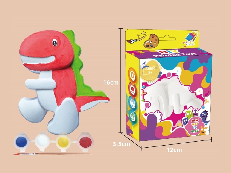 Plaster Painting - Tyrannosaurus Rex