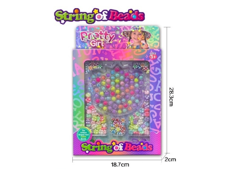 Bear Transparent Beads, Fairy Light Beads Set