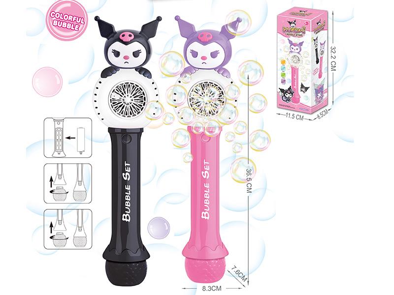 20 Holes Kuromi Bubble Stick With Light