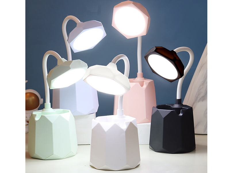 Pen Holder Mobile Phone Stand Desk Lamp