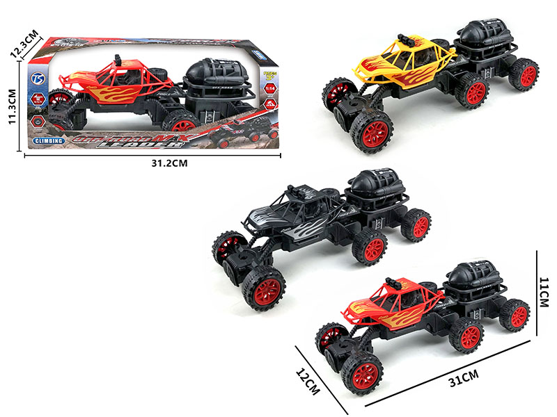 Slide 6 Wheel Climbing Vehicle