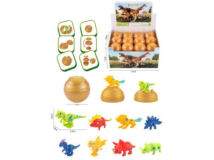 Cartoon Dinosaur Mini Scene Gacha