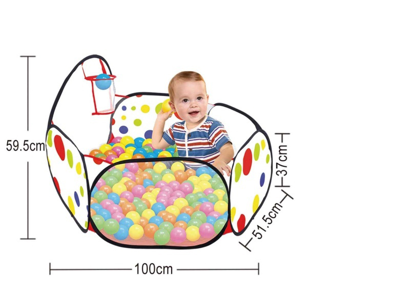 1M  Children Basketball Pool with 50PCS 6cm Ocean Ball