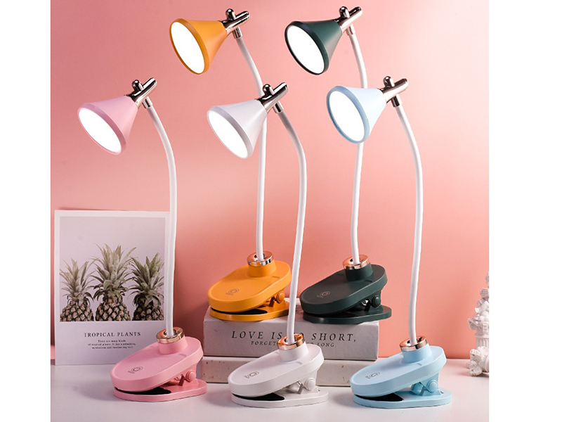 Nordic-Style LED Clip Desk Lamp