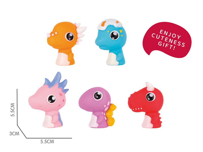 Dinosaur Head Finger Puppets