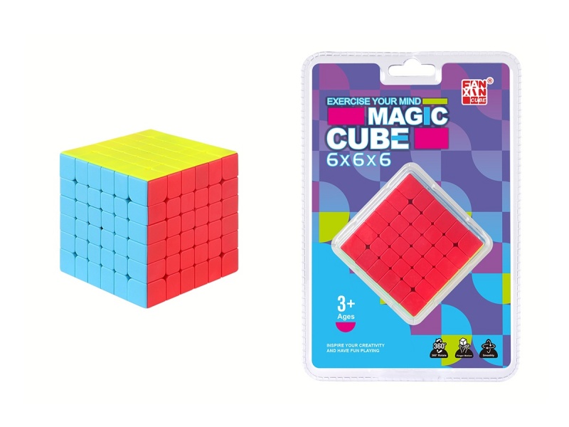 6x6x6 Solid Color Rubik's Cube