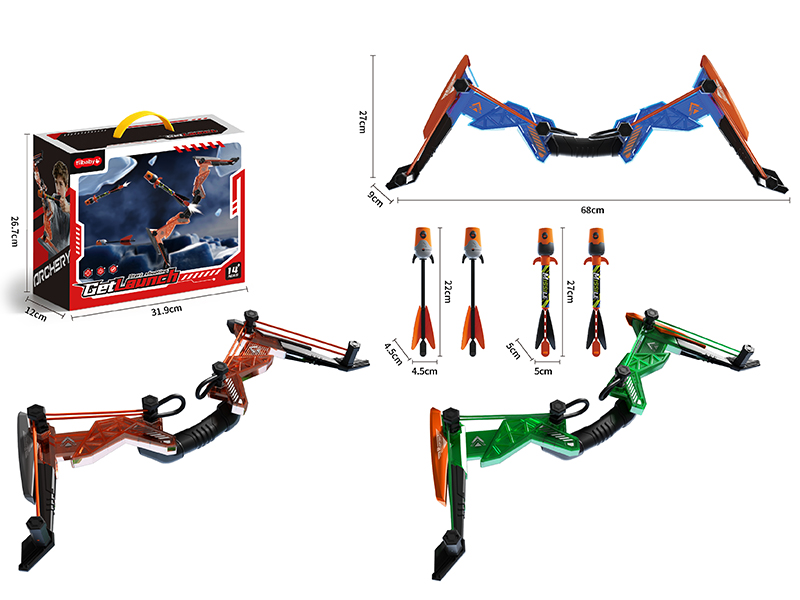Compound Bow + Whistle Arrows With Lights