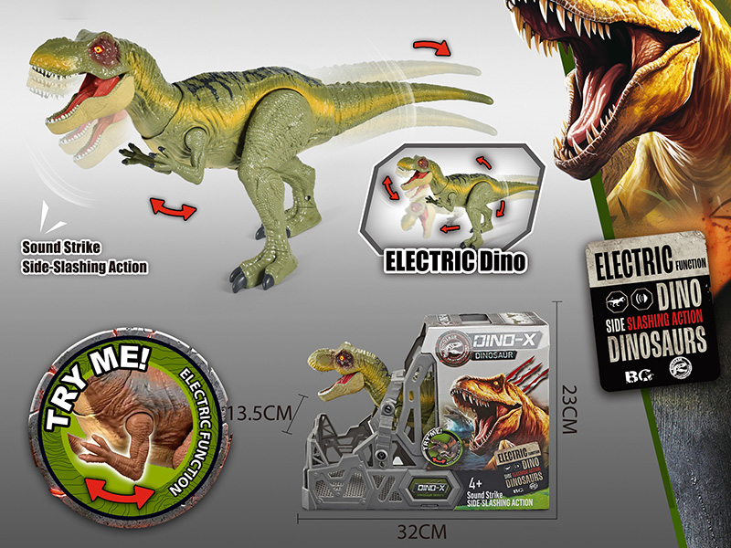 Electric Tyrannosaurus Rex Toy With Action, Sound And Lights