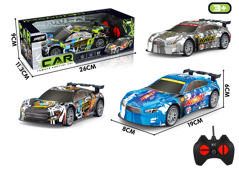 4 Channel Remote Control Car (With Lights)PVC Car Shell