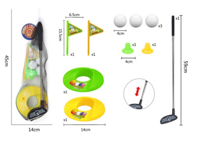 Golf Ball Set (Stainless Steel Telescopic Rod)