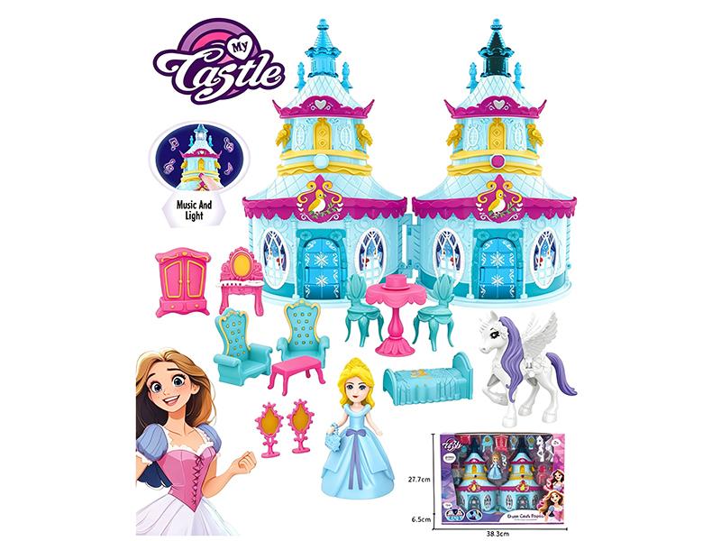 Dream Castle Play Set(Light & Music)