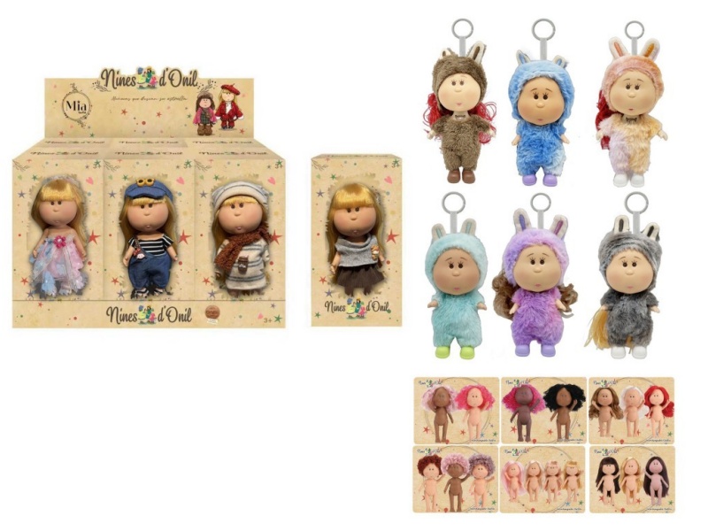1:1 Fashion 18Cm Full Vinyl Spanish Mia Potato Doll With Card, 6 Styles, 6P