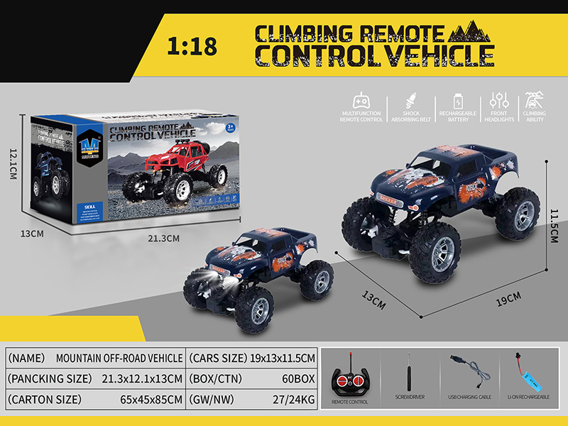 4CH Remote Control 4WD Climbing Car