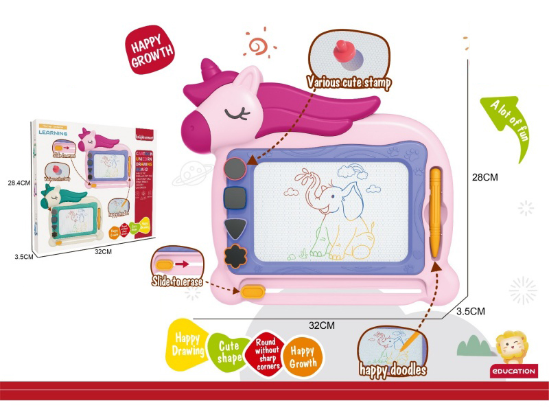 Unicorn Color Drawing Board
