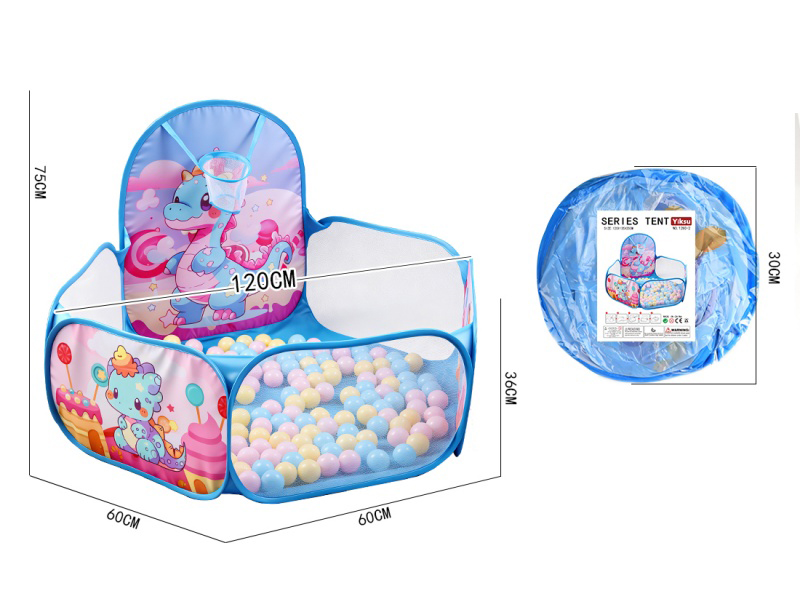Cake Dragon - Children's Tent Ocean Ball Pool