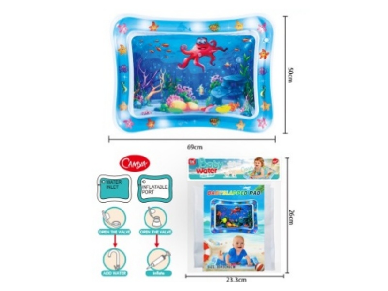 Babies Pat Water And Lie On Pads