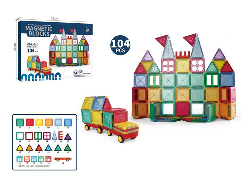 Magnetic Building Blocks 104pcs