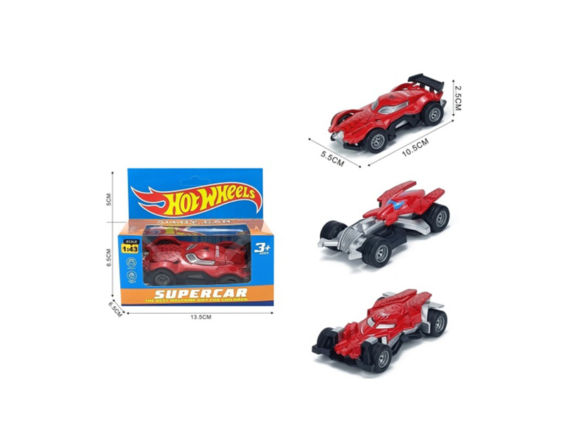 1:43 Resilience Alloy Spider-Man Car