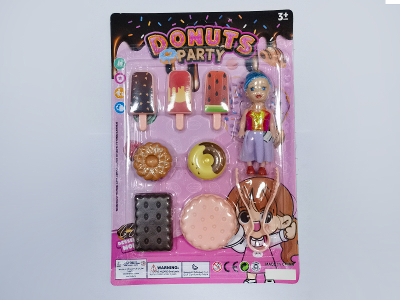 Dessert Candy Toys With 3.5" Doll