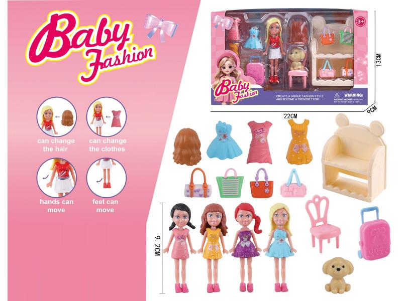 3.5-Inch Dress-Up Doll