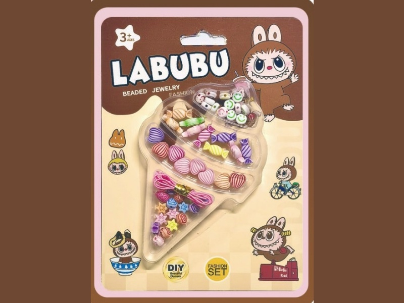 Fabric DIY Beads Set