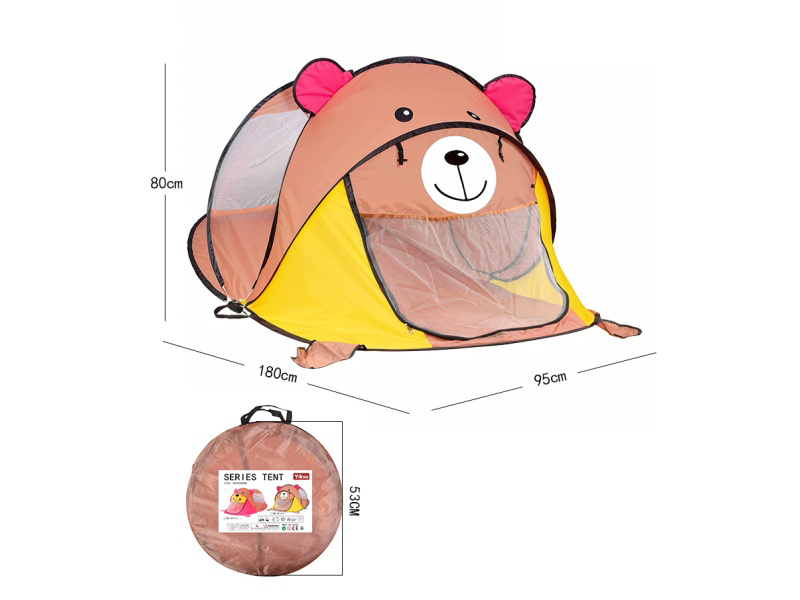 Brown Dog Tent - Children's Tent Tunnel Ocean Ball Pool