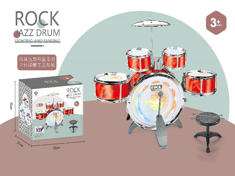 The Flame Red New Vertical Five-Drum/Three-Lamp Power Supply