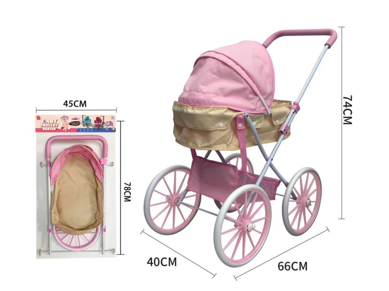 Thick Cloth Baby Stroller Toy(Extra Large Wheel)
